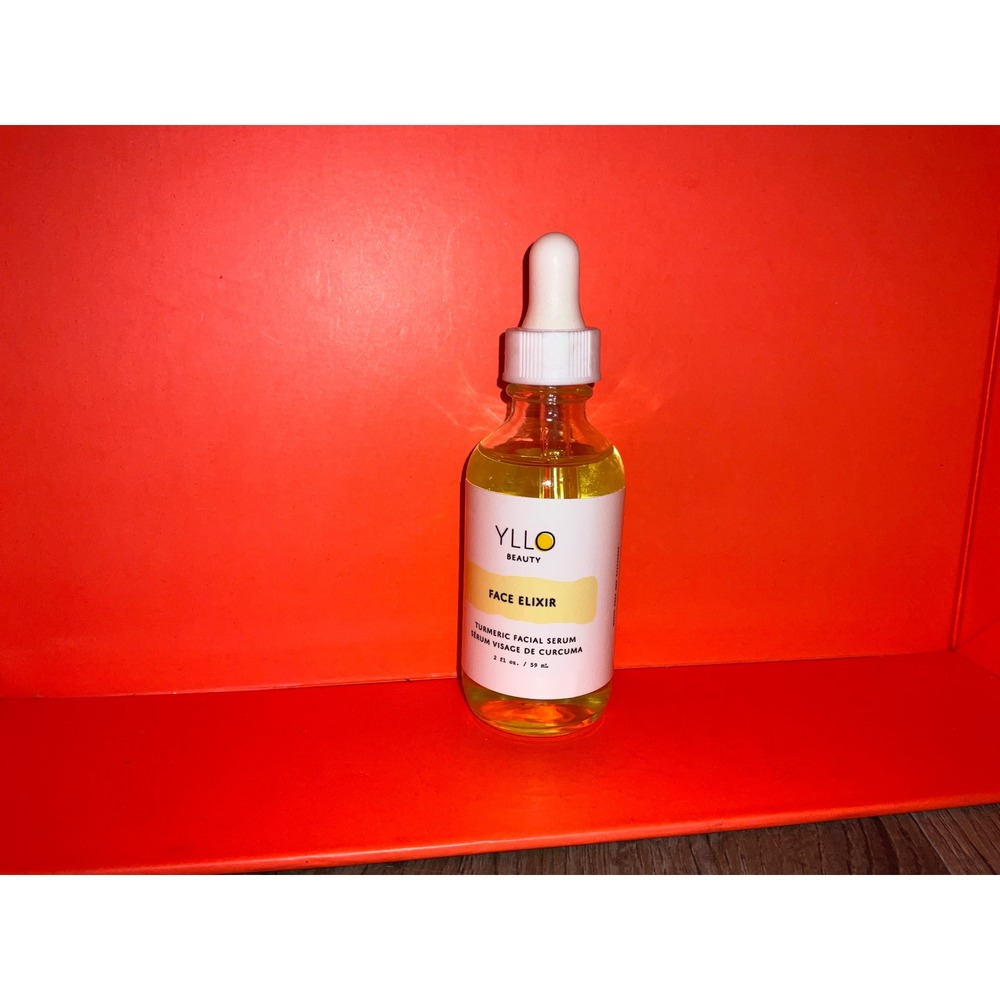 YLLO Beauty Face Elixir Turmeric Facial Serum Brightening Anti-Inflammatory Oil‎
